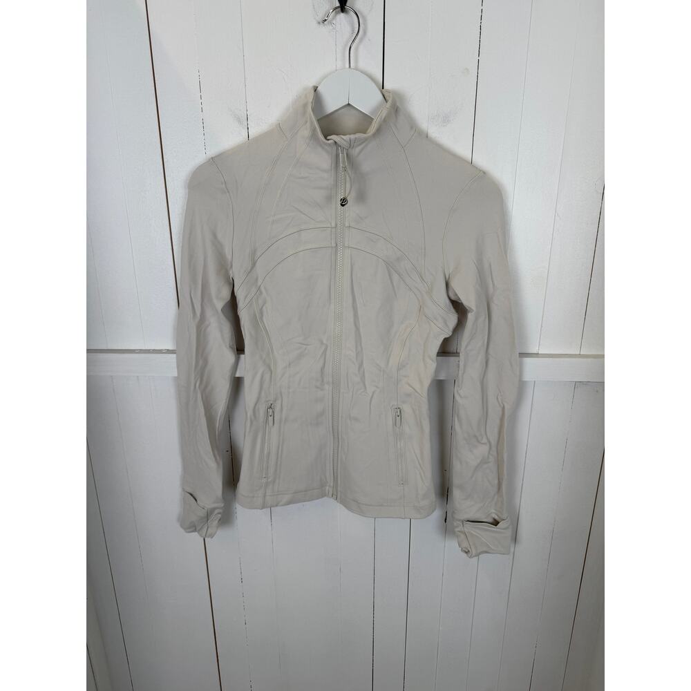 Lululemon White Nylon Basic Jacket Women’s Size 4 Excellent